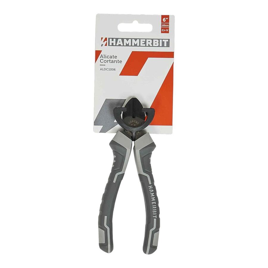 Alicate Cortante 7"" Hammerbit Plateado
