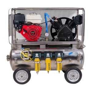 Compresor 200Lts Pro 2 Ejes F3K GX390 30MAX