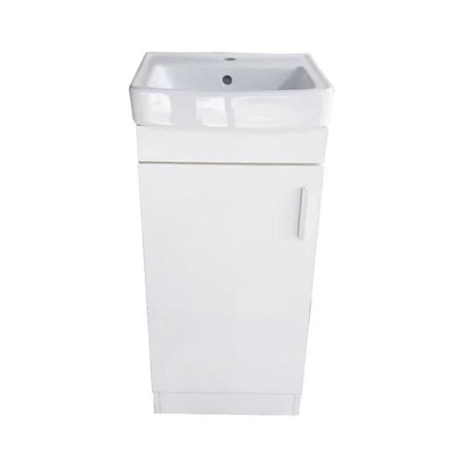 KIT MUEBLE CLAIRE+CUBIERTA 40X89,5 BLANCO