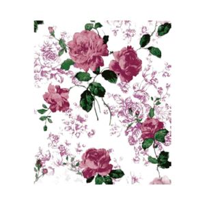 Mantel Hule Impogar Grueso 8172-3 140x30 Cm Blanco/Rosado