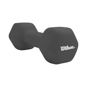 Mancuerna Neopreno Wilson 8 Libras Gris
