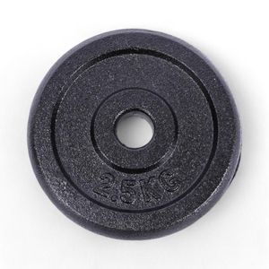 Disco Pre Olimpico Muuk Fierro 2.5 Kg Negro