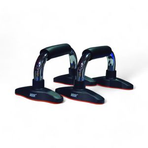 Barra Push  Up Muuk Metal Negro