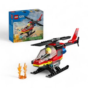 Set Lego City Helicóptero De Rescate Bomberos