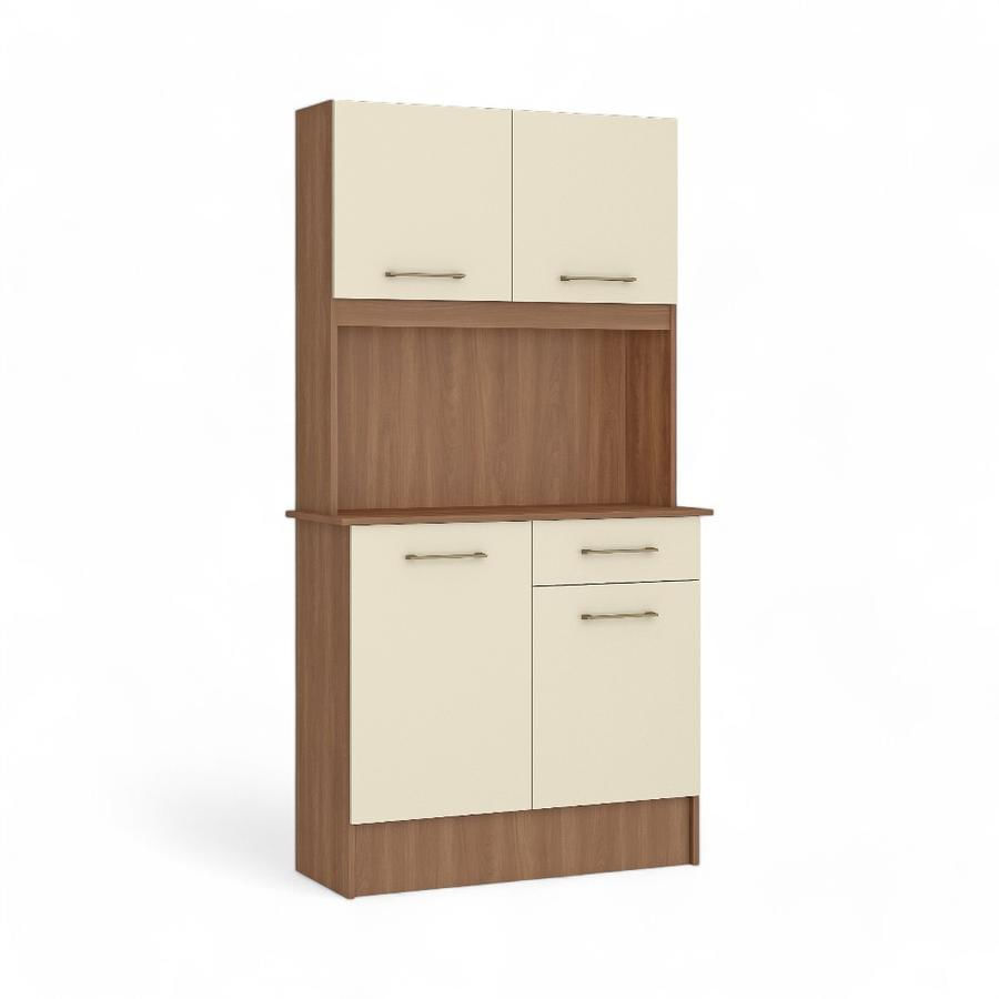 Kit Cocina Baum Isabella 4 Puertas 1 Cajón Café/Champagne