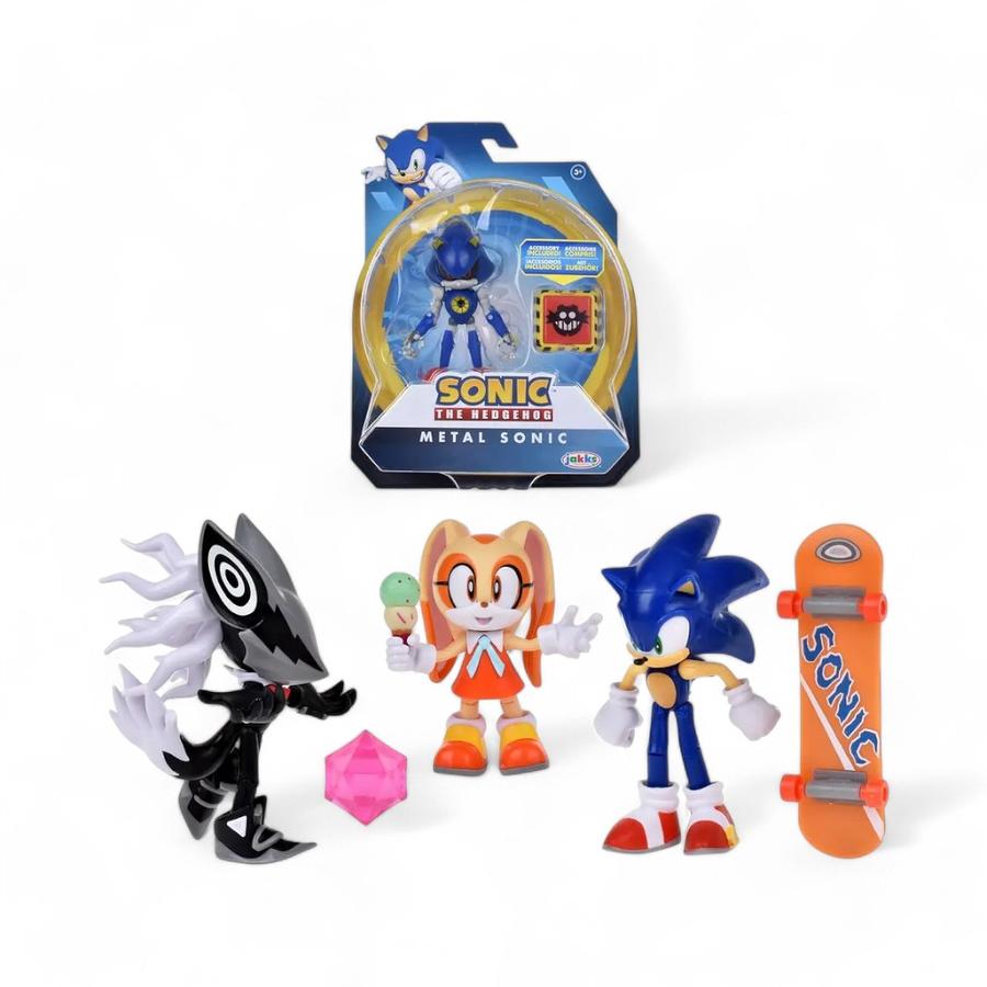 Figura Coleccionable Sonic Con Accesorios Incluidos 10 Cm