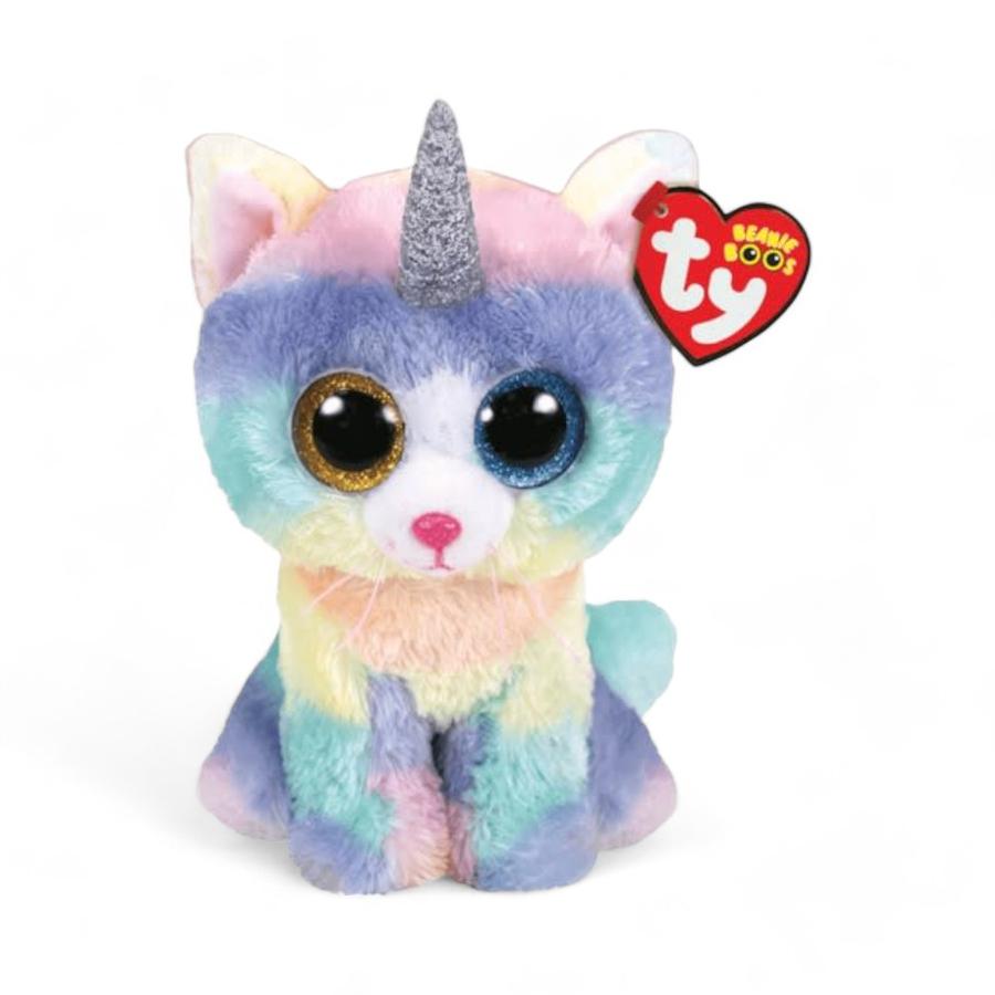 Peluche TY Beanie Boos Heather Gato Mediano Multicolor