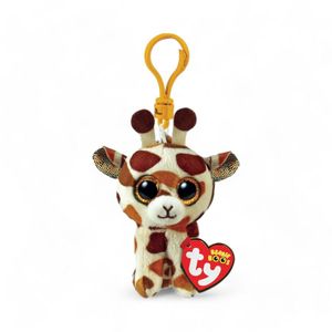 Peluche LLavero TY Beanie Boos Stilts Jirafa Café