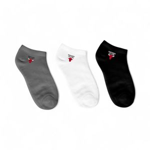 Pack 3 Calcetines Unisex NBA Bulls Cortas Multicolor