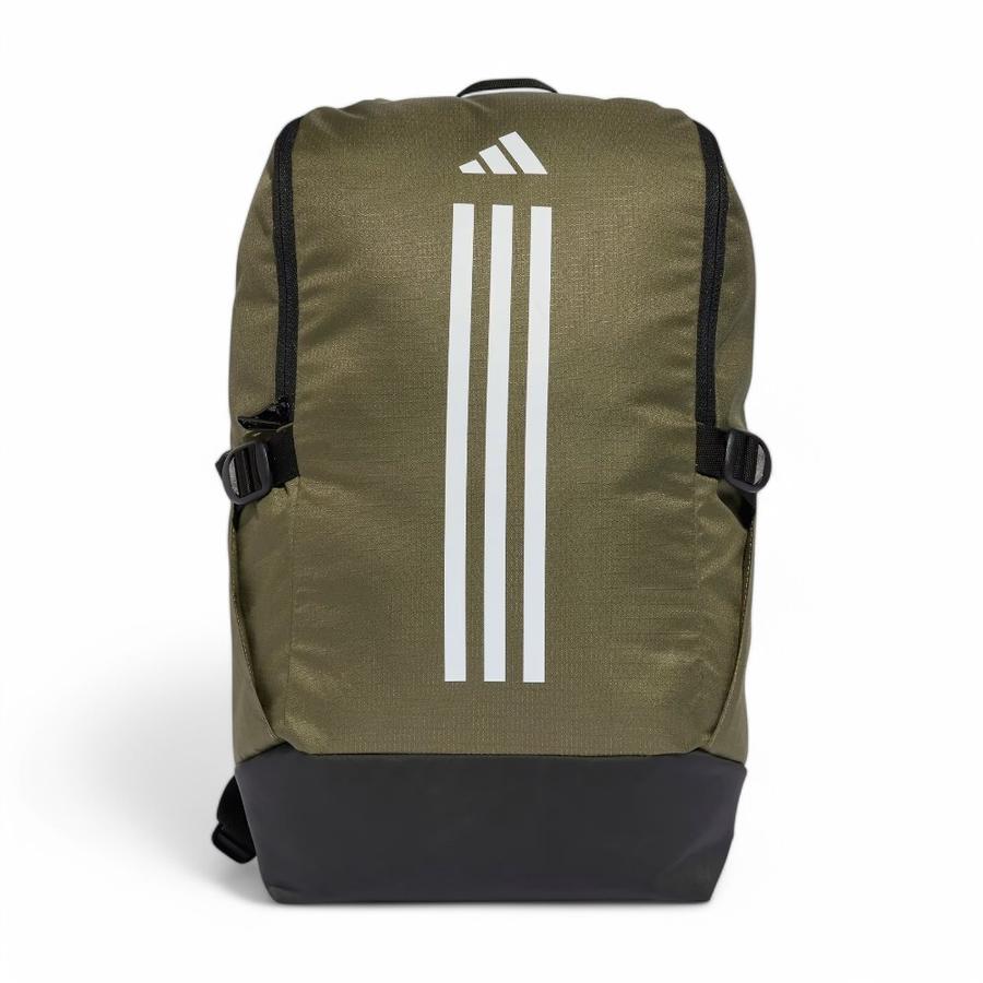 Mochila Adidas Essentials 3 Rayas Verde