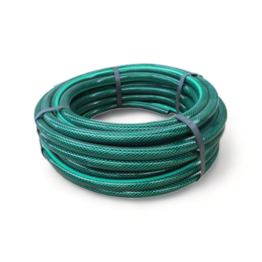 Manguera De Riego Heliflex 1/2"" Malla+Kit Verde 20 Metros