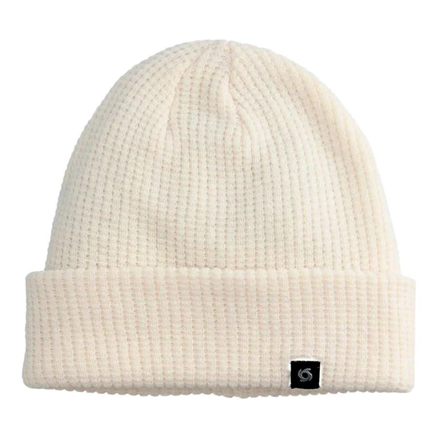 Gorro Beanie Achao Unisex Tejido Ajustado Blanco