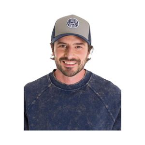 Jockey Hombre Caterpillar De 5 Paneles Con Broche Gris/Azul