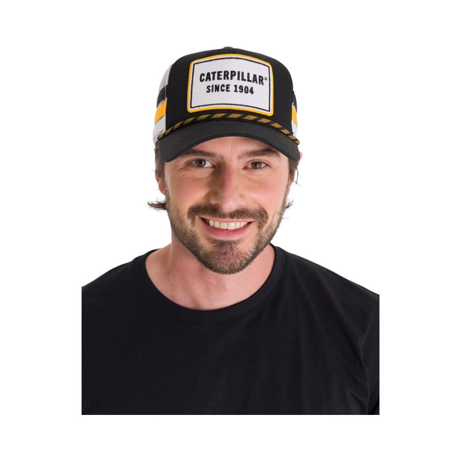 Jockey Hombre Cat Patch Pocket Hat Negro