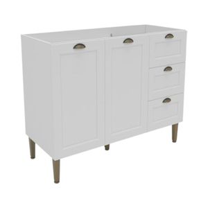 Base Cocina Provenzal 120 cm Blanco