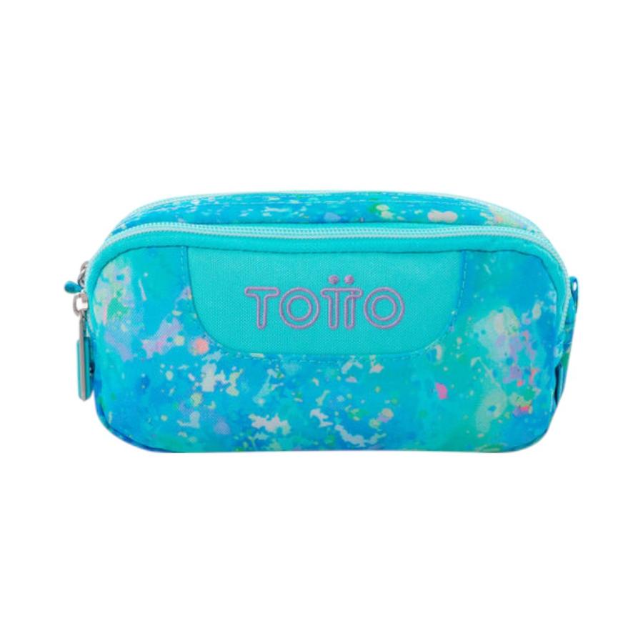 Estuche Totto Sobre Glitter Azul