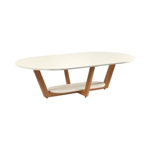Mesa de Centro Elegance Off White/Nature