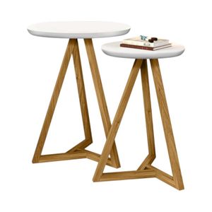 Mesa de Centro Classic Blanco/Nature