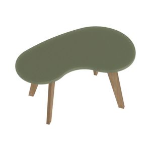 Mesa De Centro Baum Orgánica Verde Menta