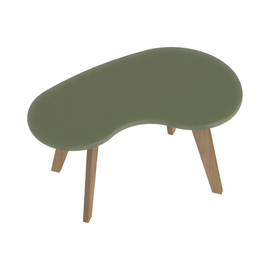 Mesa De Centro Baum Orgánica Verde Menta