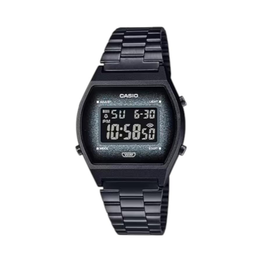 Reloj Casio Vintage B640WBG-1BDF Metálico Glitter Negro