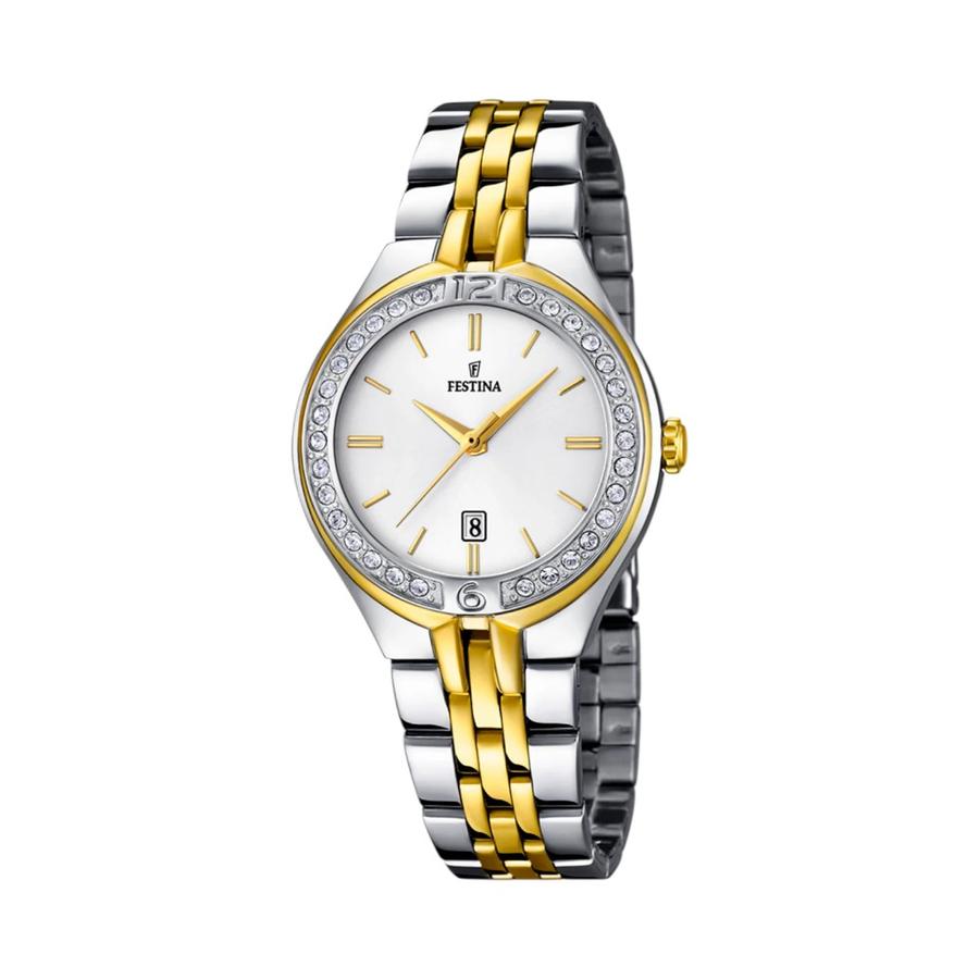 Reloj Mujer Festina Mademoiselle F16868/1 Plateado-Dorado