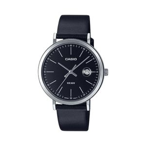 Reloj Análogo Cuero Hombre Casio MTP-E175L-1EVDF Negro