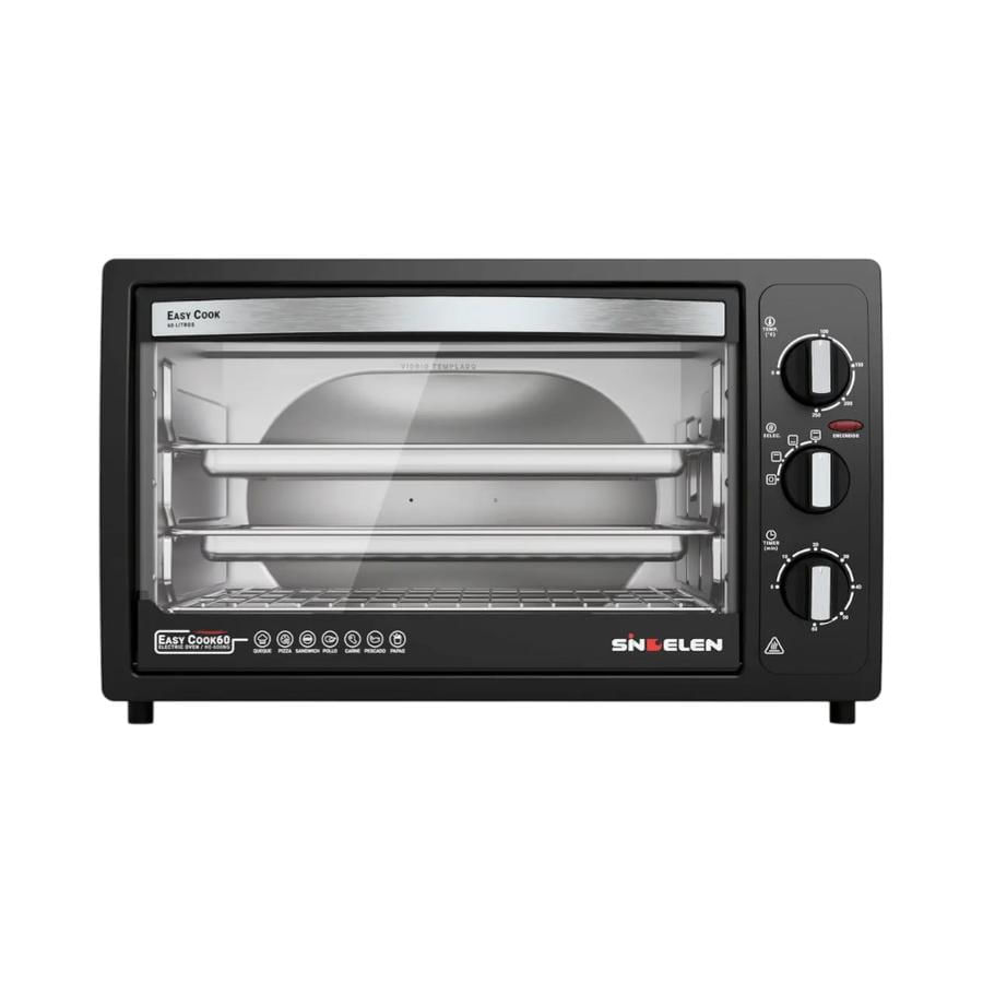 Horno Eléctrico Sindelen HE-600 60 Lts Negro