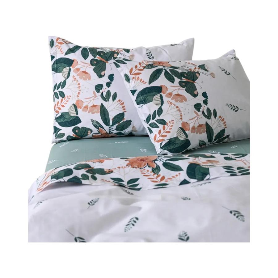 Sábanas American Family Ninfa Turquesa King 144 Hilos