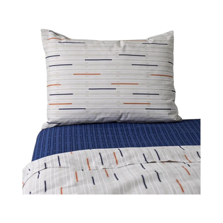 Sábanas American Family Trazos beige 1.5 plazas 144 hilos 50