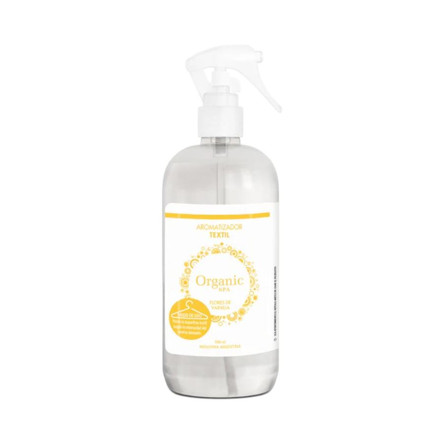 Aromatizador Textil Organic Spa Flores De Vainilla 500ml