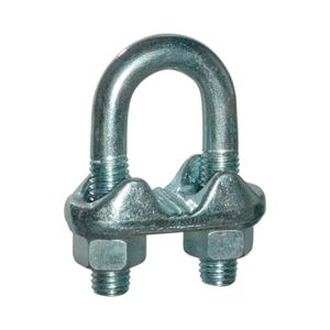Abrazadera para Cable 1/2  IMPORTPER Galvanizada