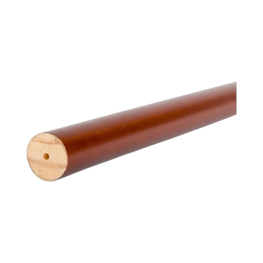 Barra de Madera Color Chocolate de 28 mm x 2.00 m METALHSA