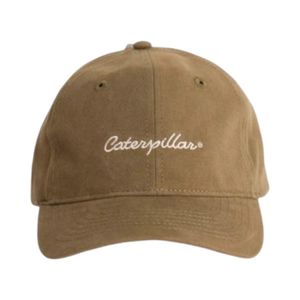 Jockey Mujer Caterpillar Script Hat Verde Musgo