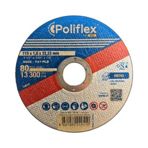DISCO CORTE 4 1/2 1,0MM poliflex 803600 azul