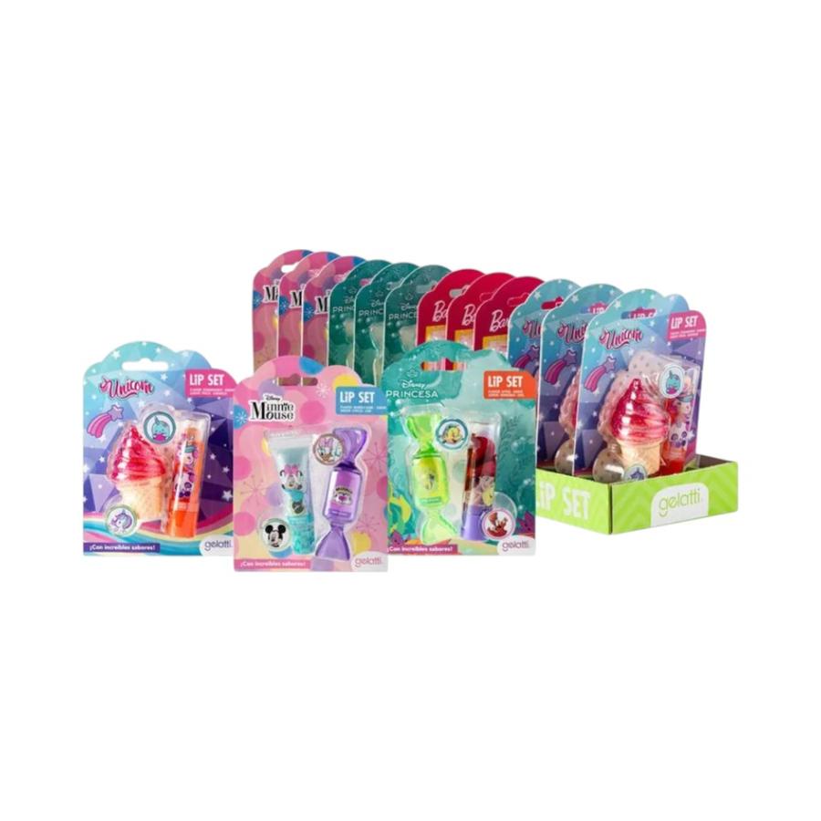 Lip Set Gelatti Bálsamo Labial y Bálsamo Gloss