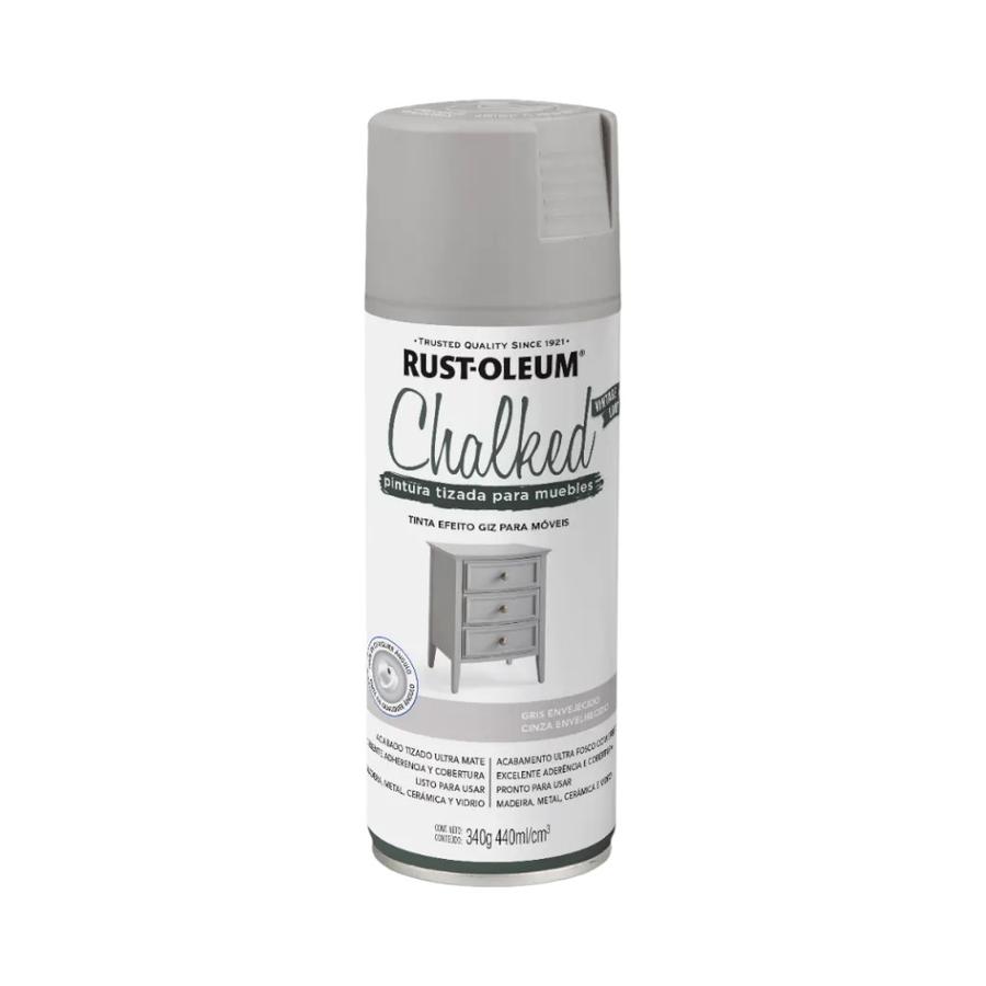 Pintura Tizada en Aerosol Gris Envejecido Rust-Oleum 340 gr