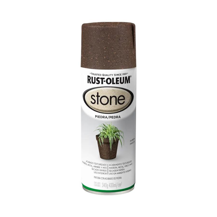 Pintura Aerosol Rust-Oleum Stone Piedra Marrón 340 gr