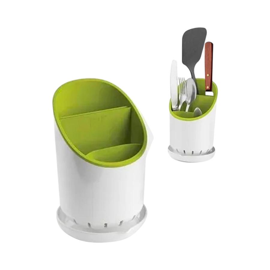 Porta Utensilios Escurridor de 3 Compartimentos Homewell