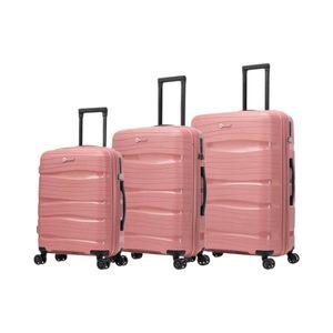 Maleta Expandible Kippi Wavy 8 Ruedas Rosa L