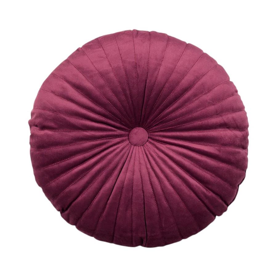 Cojin Velvet 40 cm Circular 825500 Burdeo