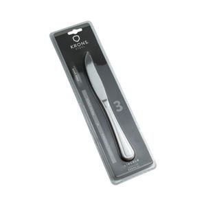 Blister 3 Cuchillos Carne Acero Inoxidable Luna Krons