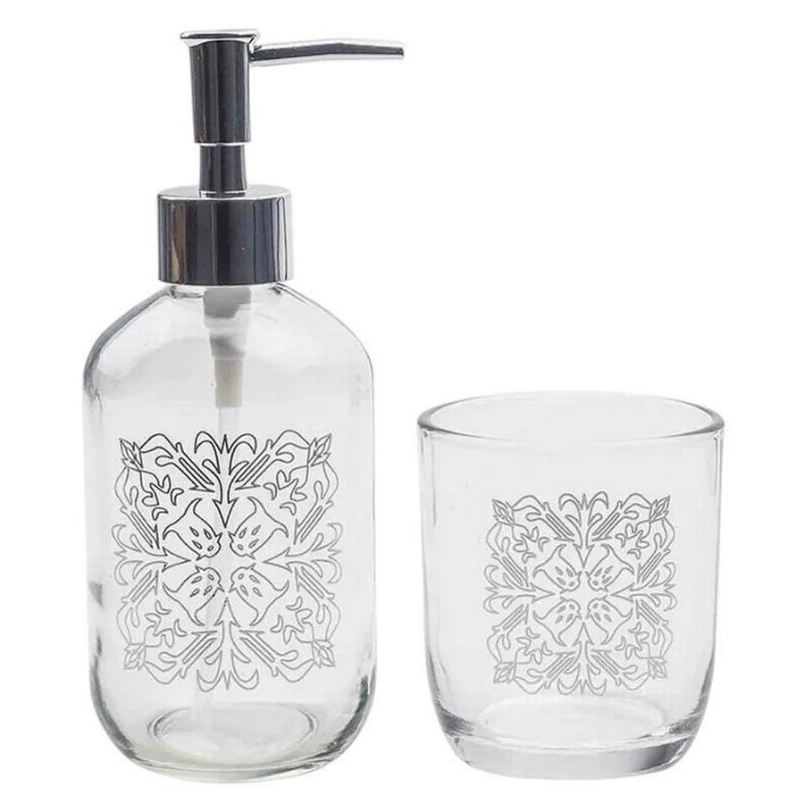 Set 2 Piezas Baño Silver Decoexpress