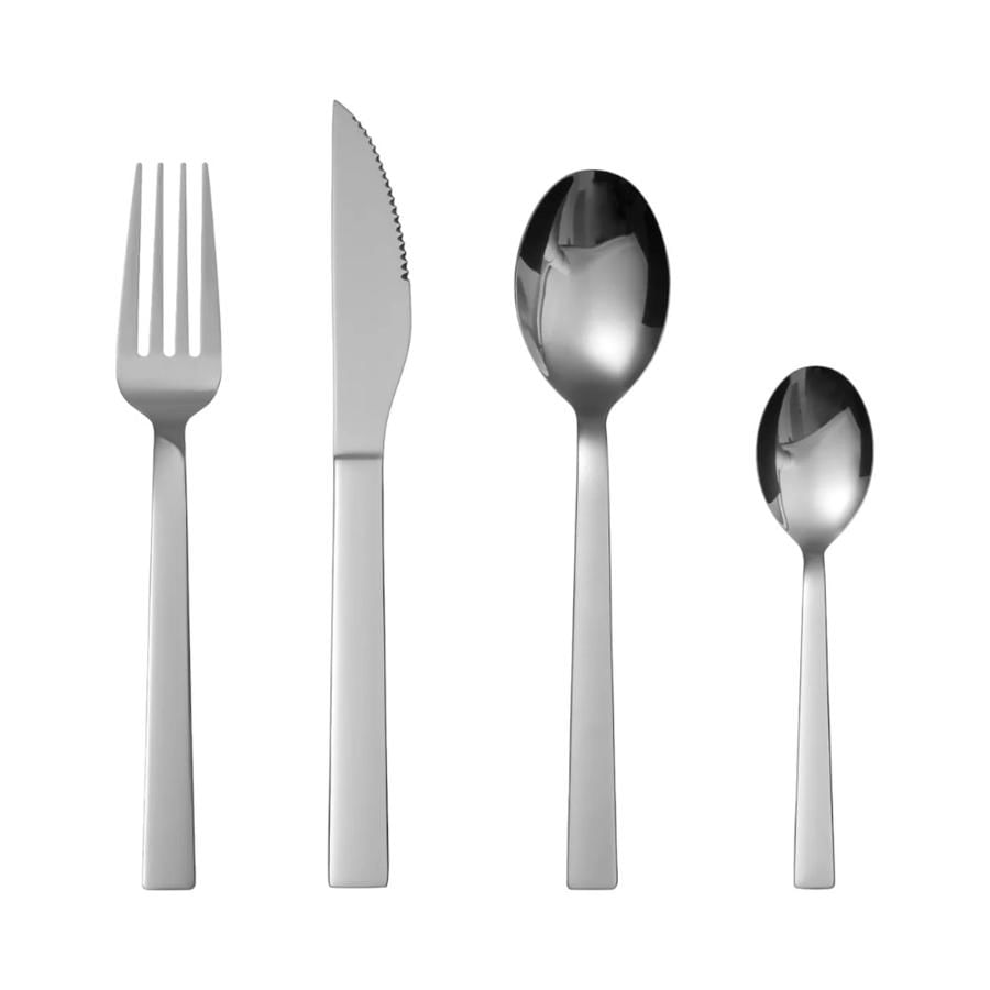 Set de Cuchillería Krons Camden Carnes 24 Piezas Plateado