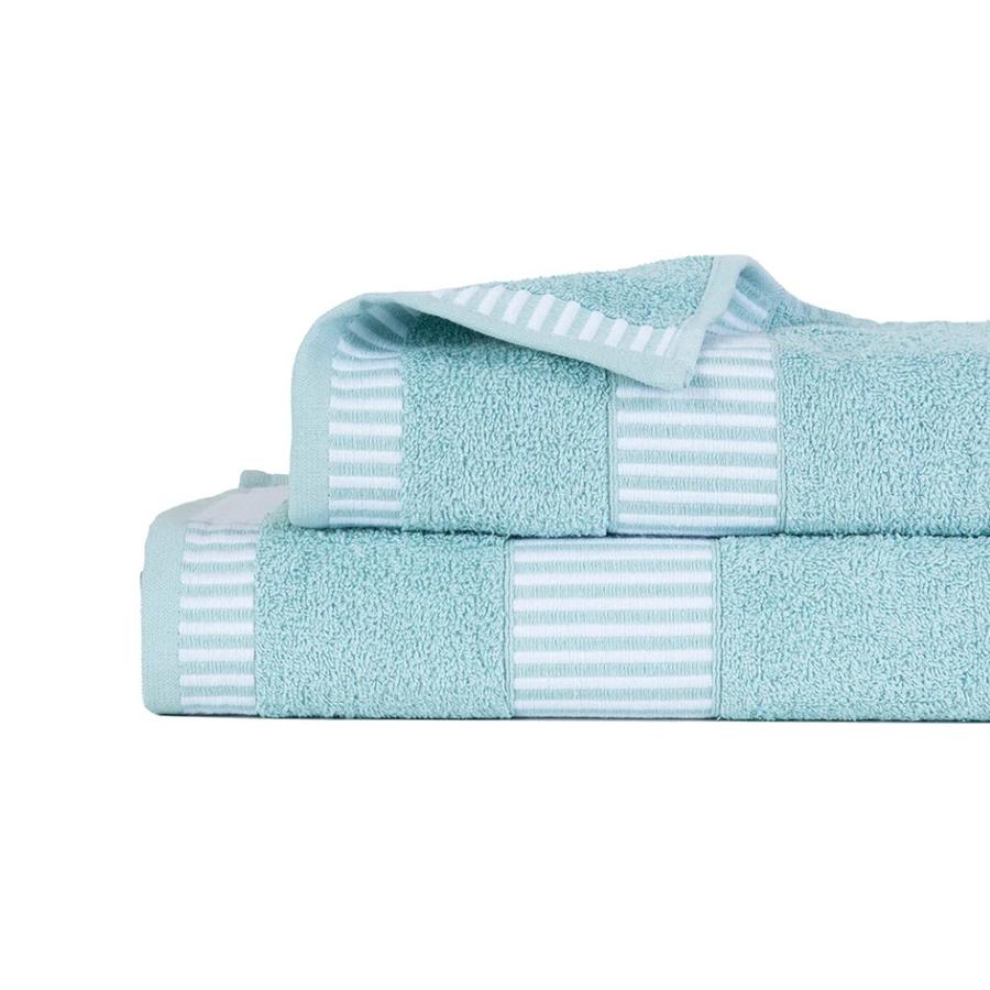 Set 2 Toallas Egiptia 822687 Turquesa