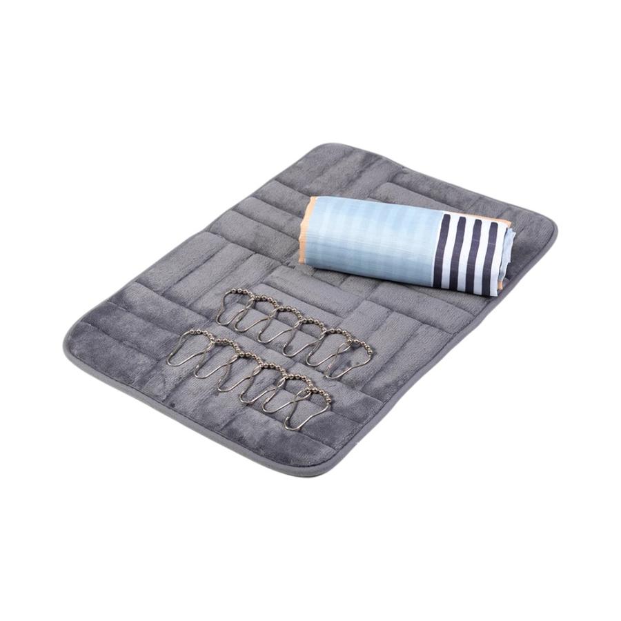 Set de Baño Mashini 3 Piezas Cortina 180x180 cm Julie