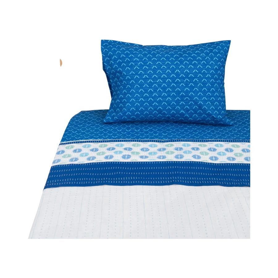 Sábanas 144 Hilos Mashini 1.5 Plazas Estampado Mirlo