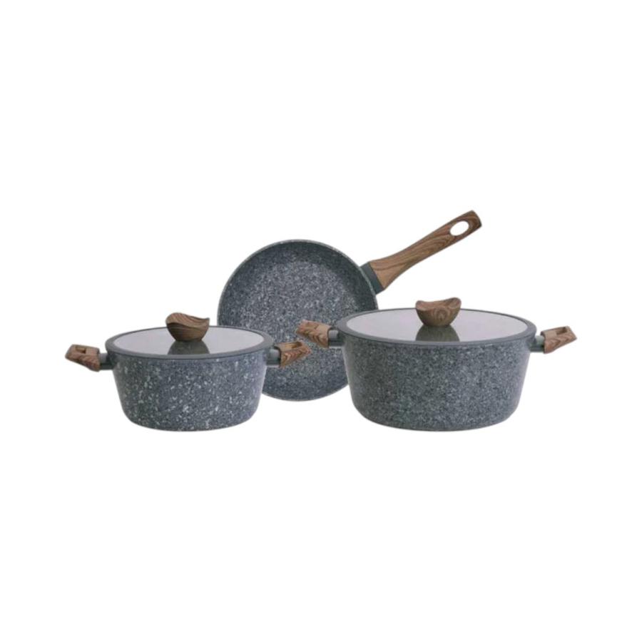 Batería de Cocina Antiadherente 5 Piezas Keep Rokka