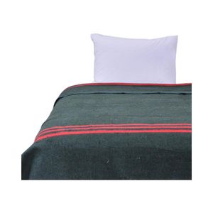 Frazada Térmica Mashini Single Líneas Verde