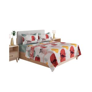 Sábanas Estampadas Blue Doral 200 Hilos 2 Plazas